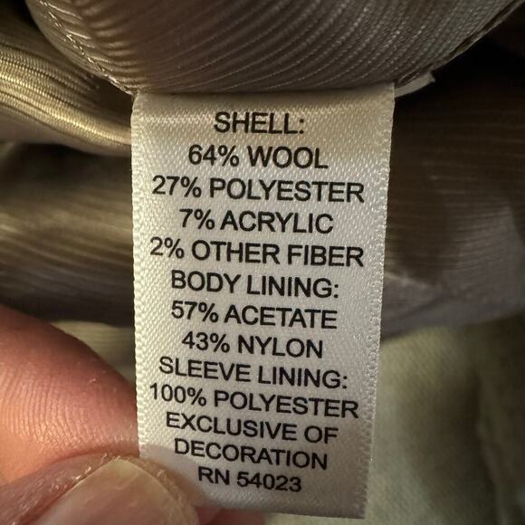 Banana Republic Italian Fabric Women's Wool Blend Jacket Size 8P - Picture 7 of 8